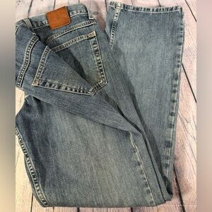 Lee Dungarees Can't Bust Em Unisex Y2K Retro Authentic Distressed Denim Jeans 32